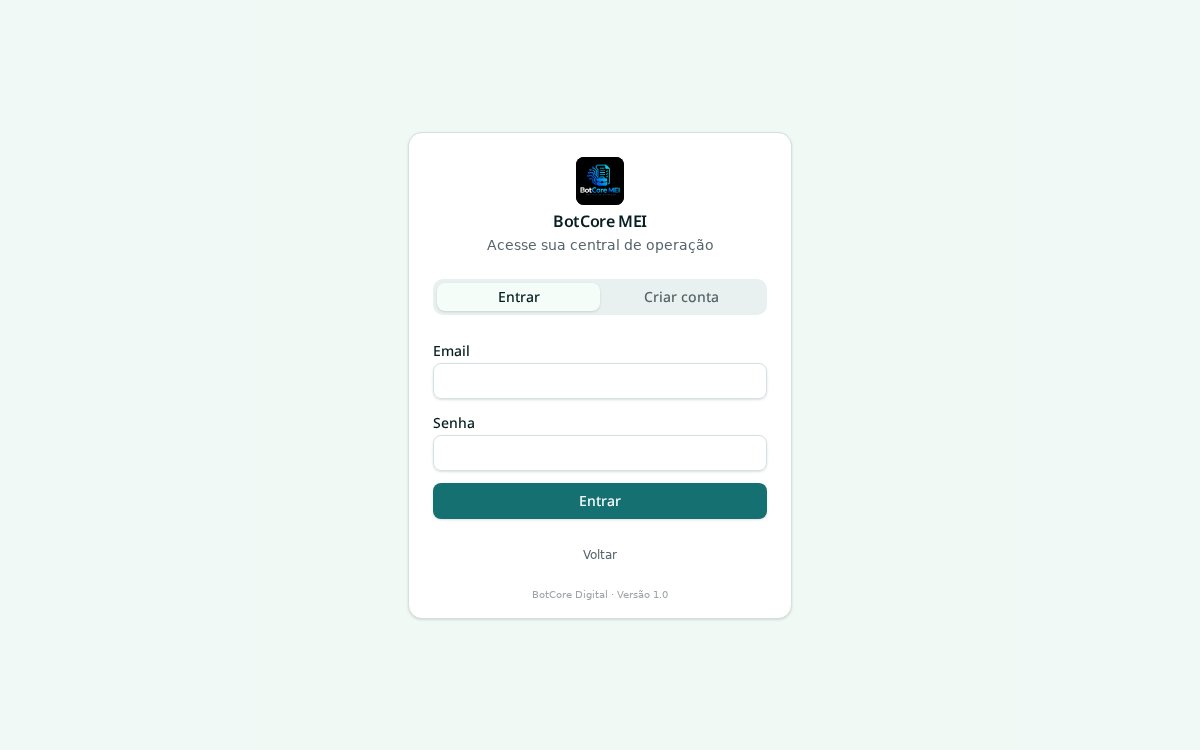MEI BotCore website preview
